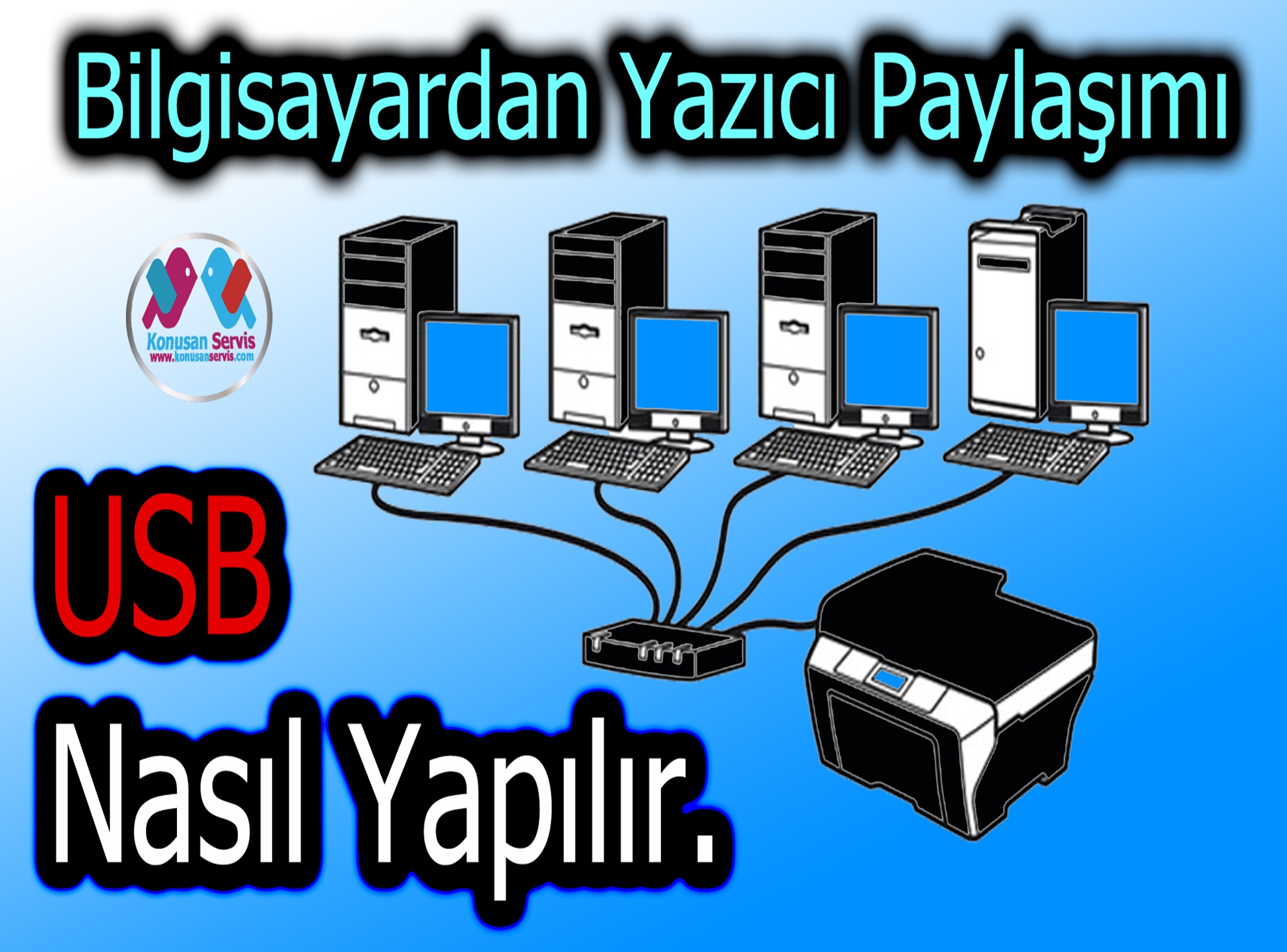 Windows 10 Ağ Yazıcı Ekleme ve Paylaşımı | 503. Bölüm.