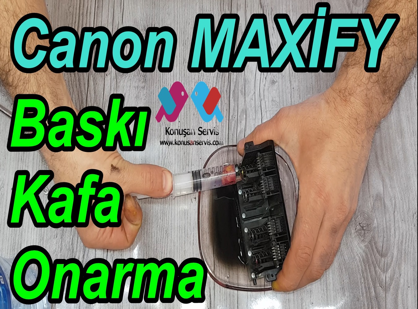 Canon MAXFY Kafa Onarımı Nasıl Yapılır | konusanservis Bölüm 489