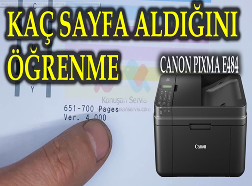 canon printer Kaç sayfa baskı aldığını nasıl öğrenirsin