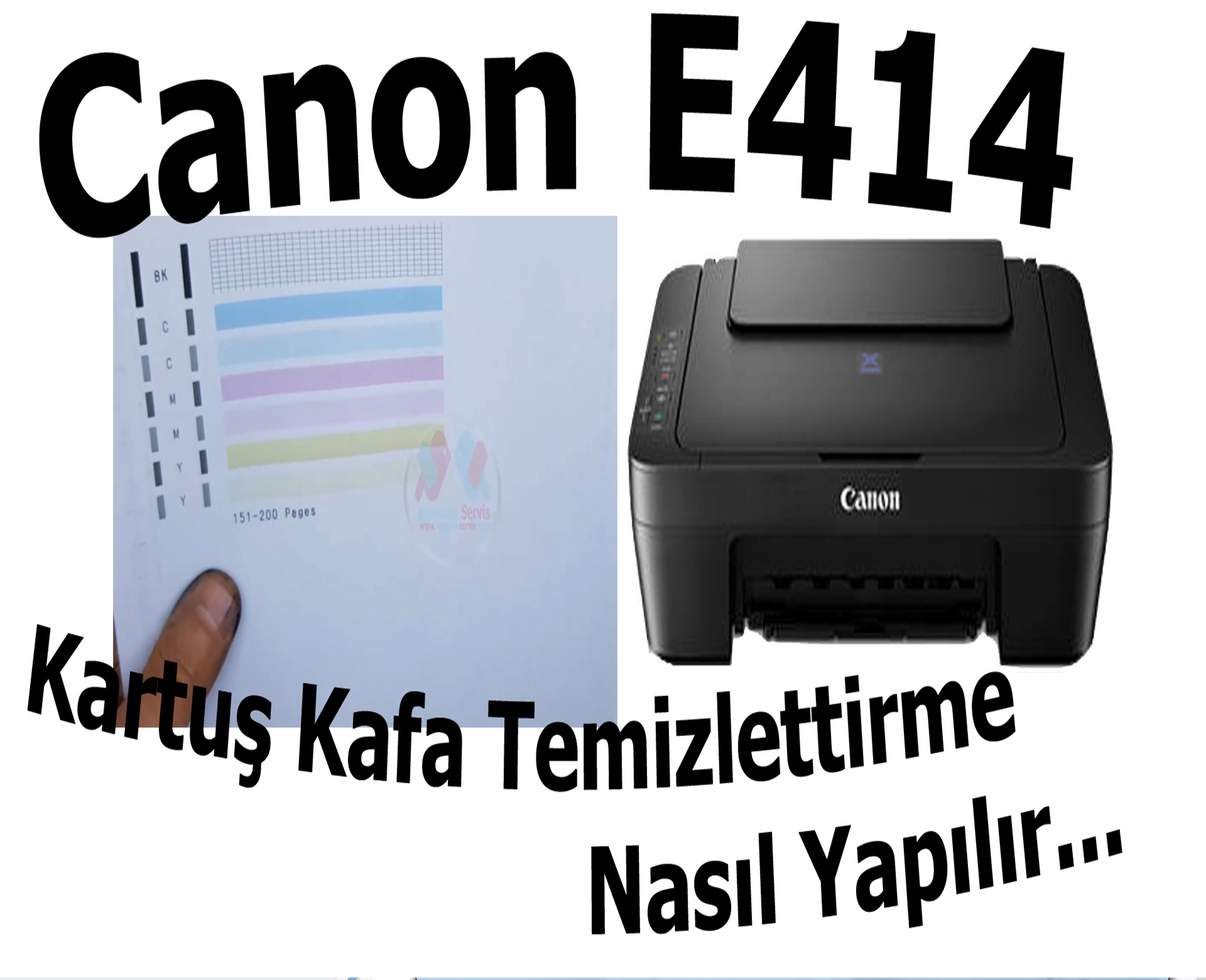 Canon Kartuş Temizleme nasıl yaptırılır | Bölüm 496 | Konuşan Servis