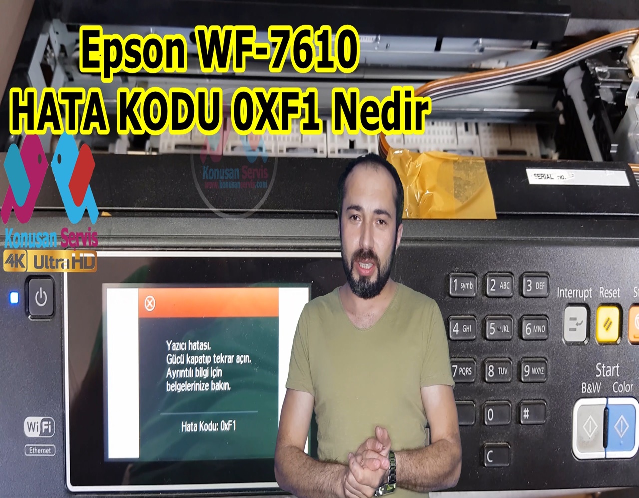 Epson 0xf1 Hata Kodu nedir | konusan servis | Bölüm. 510. 4K İzle