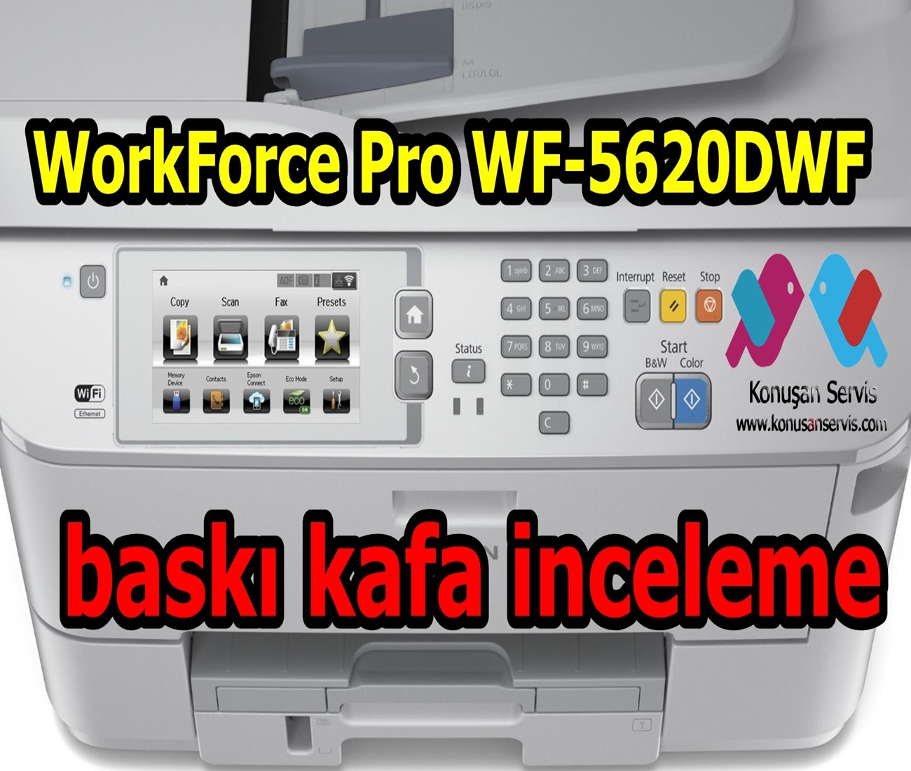 Epson 5620 yazıcı kafası inceleme videosu izle