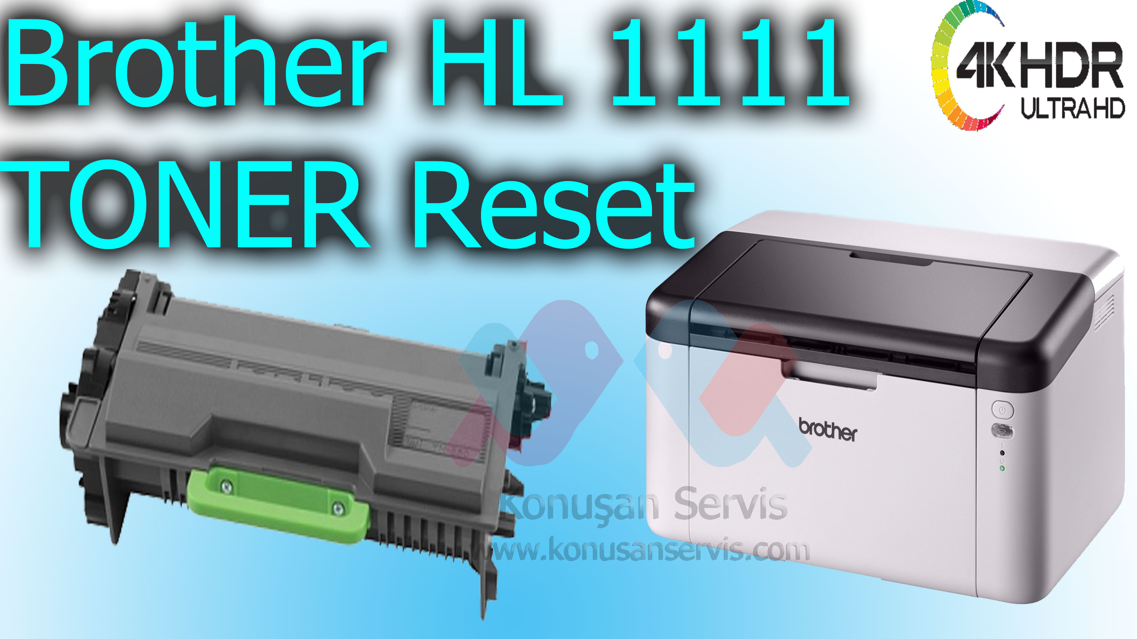 Brother Hl-1110 | Toner Reset Nasıl Yapılır | Bölüm 513 4K