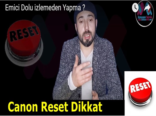 Canon yeni modellere reset atmadan izle