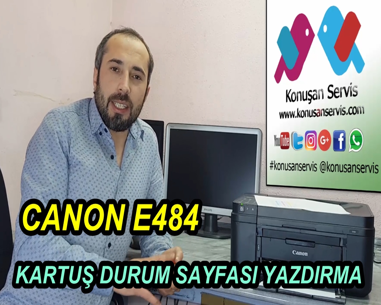 Canon Yazıcıda Test Sayfası Yazdırma Nasıl Yapılır