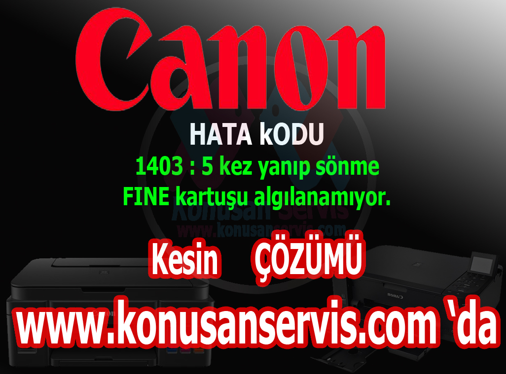 canon 1403 Hata kodu nedir