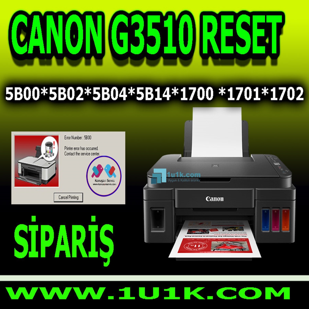 Canon  G3510 5B00 Resetleme   