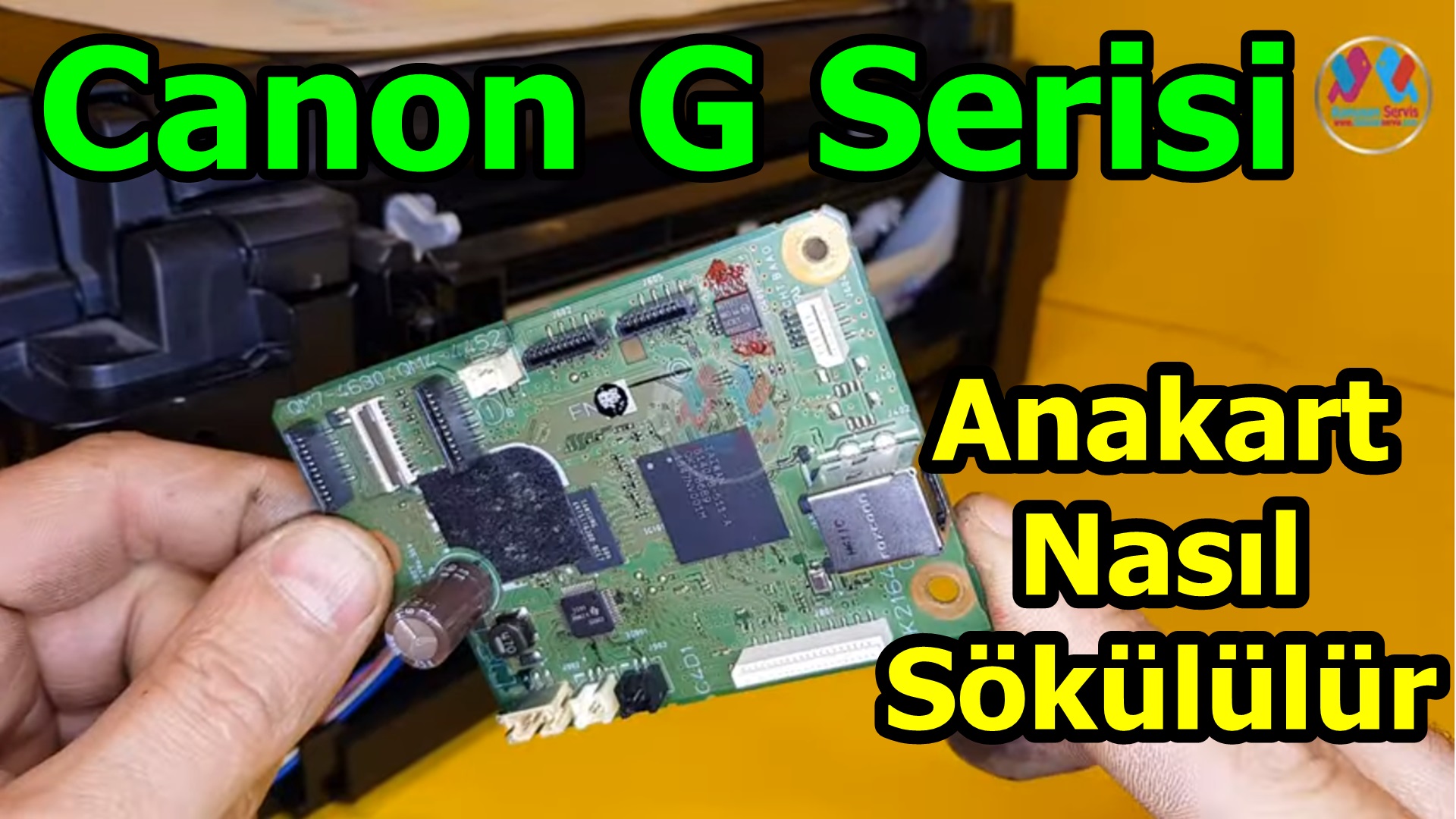 Canon G3400 anakat nasıl sökülür
