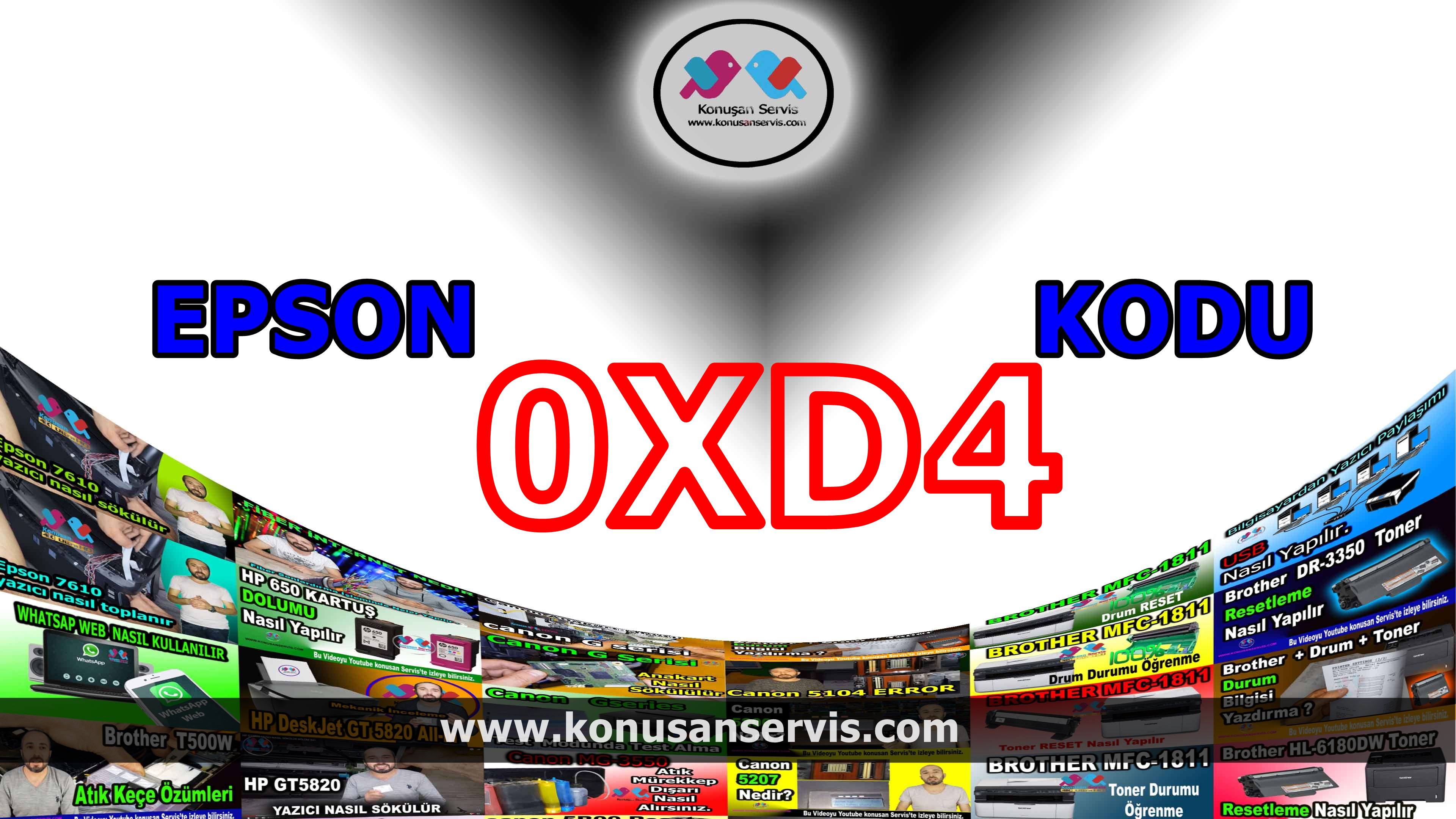 Epson 0xD4 Hata Kodlari Ve Çözümleri Epson Teknik Bilgi