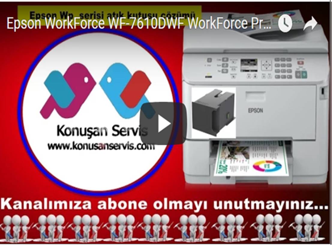 Epson Atık Kutu WorkForce WF-7610DWF