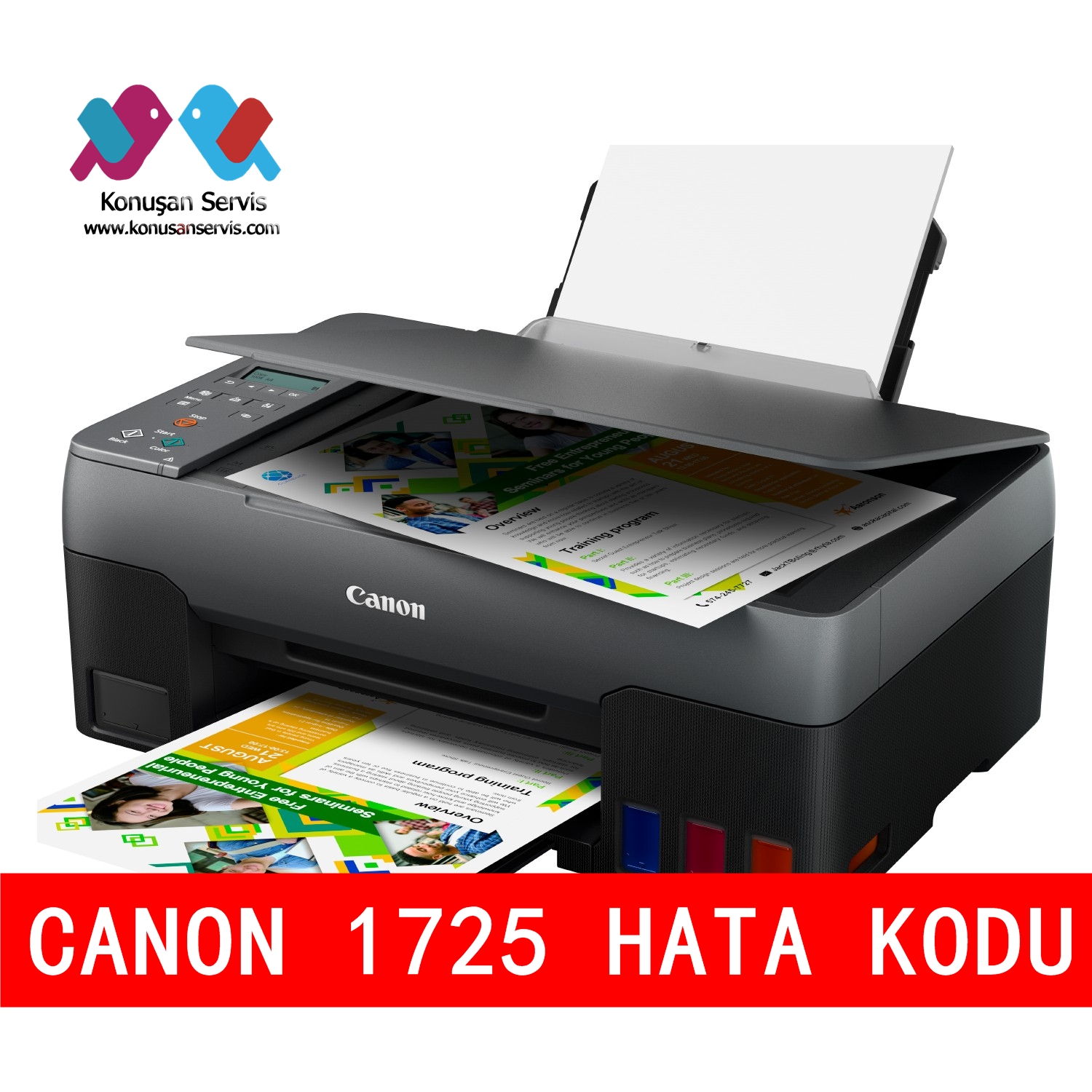 canon 1725 hata kodu çözümü
