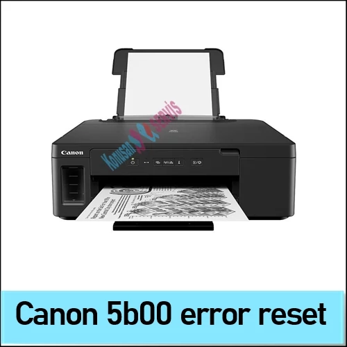 canon GM2040 5b00 waste ink pad reset Canon Servis Tool 