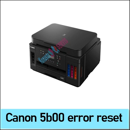 canon G6050 5b00 waste ink pad reset Canon Servis Tool 