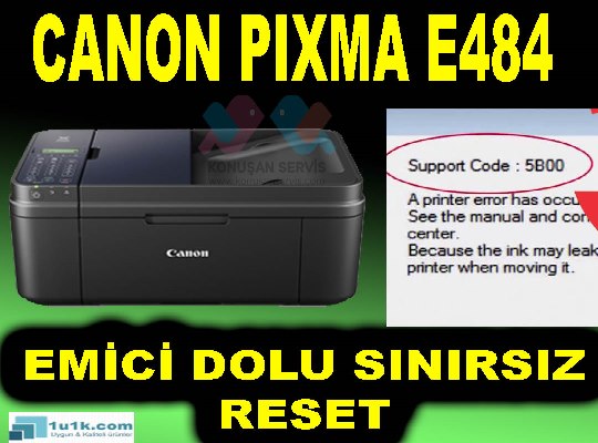 CANON E484 RESET FULL