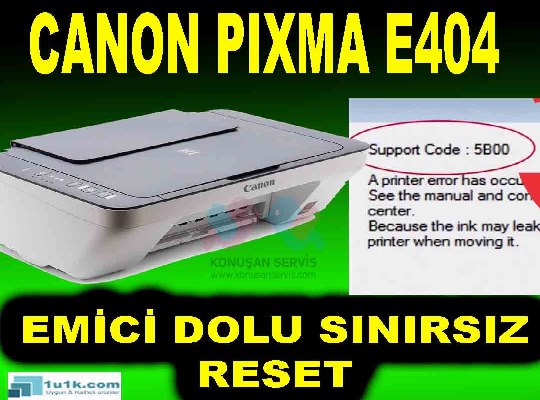 CANON E404 RESET FULL