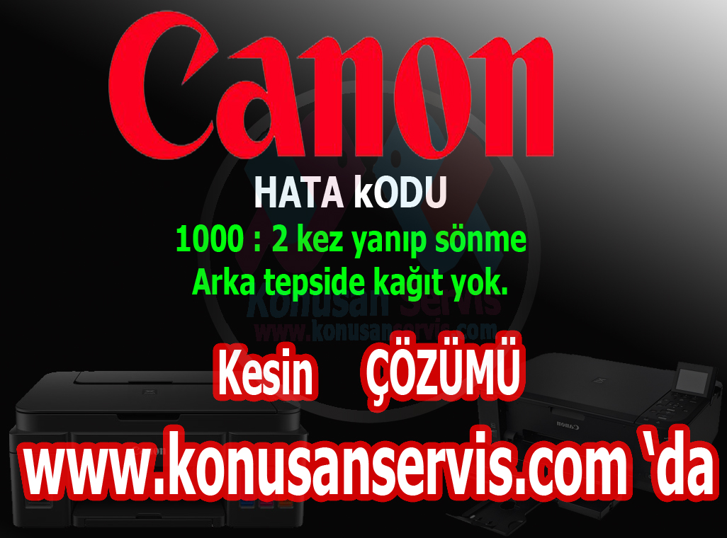 canon destek kodu 1000 nedir