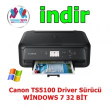 Canon TS5100 Driver Sürücü ve Yazılım Paketi win 7 32 Bit indir full