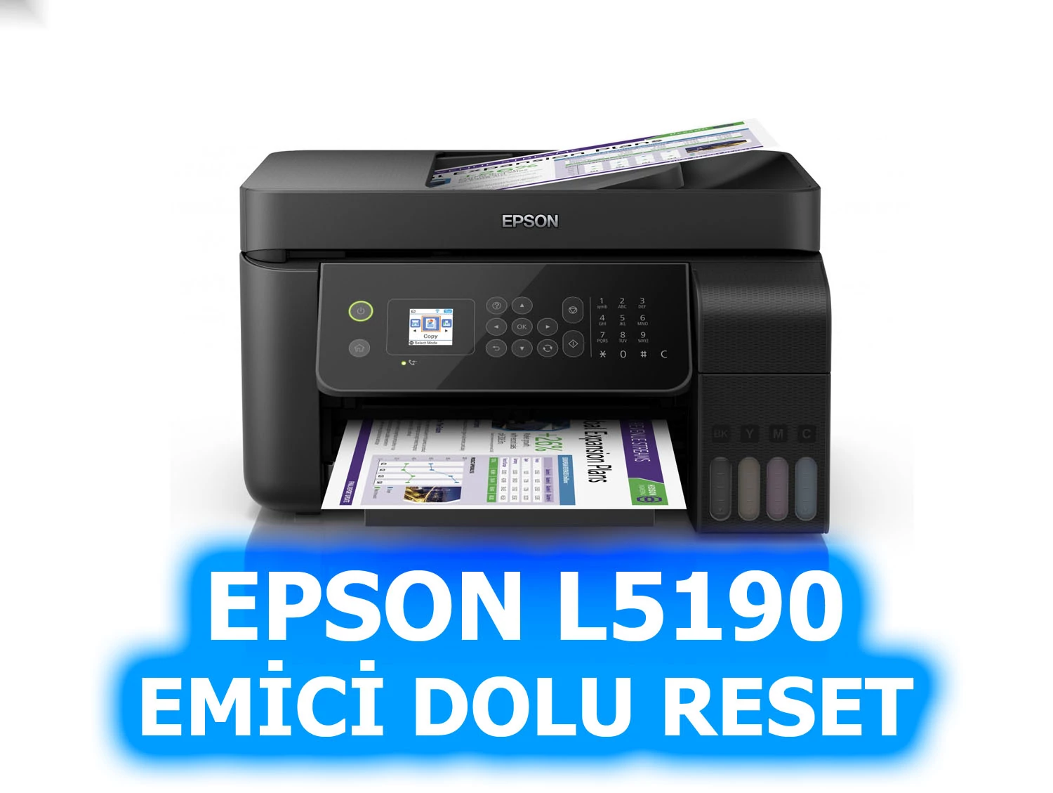 epson L5190 mürekkep altlığı servis gerektiriyor,