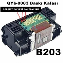 canon b203 hata kodu nedir nasil çözülülür QY6-0083