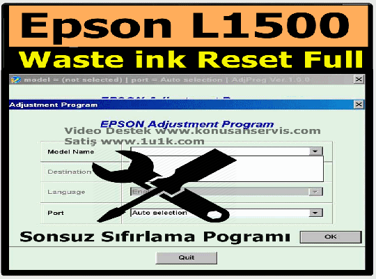 Epson L1500 Reset